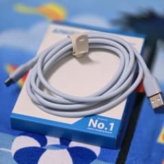 新品未開封 Anker USB-C＆Aケーブル(Flow)1.8m アイスブルーのサムネイル