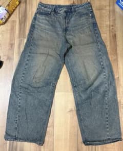 琴*様 GU バレルレッグジーンズ XL ライトブルーのサムネイル