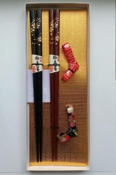 箸 2膳  箸置き 2個  輪島塗のサムネイル