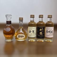 ニッカウヰスキー ミニボトル 5本セット 余市 竹鶴 宮城峡 - メルカリ