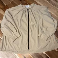 美品】23区大きいサイズ 洗えるナイロン 2WAY ストレッチ ブルゾン 44 