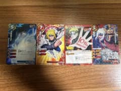 ミラバト NARUTO カード 4枚セット　ナルトのサムネイル