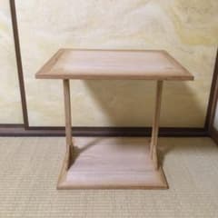 茶道具 四方棚 組立式 桐材 シミ有 練習用 紙箱付 L287 - メルカリ