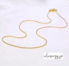 サージカルステンレス ネックレス 18kコート 人気 デザインゴールド ゴールド