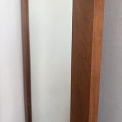 【引越しに伴い値下げしてます】大塚家具　木製スタンドミラー 大きめ ブラウン 大塚家具 木製スタンドミラー 大きめ ブラウン - メルカリ