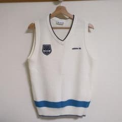 adidas ゴルフ メンズ ニットVネックベスト美品中古品のサムネイル