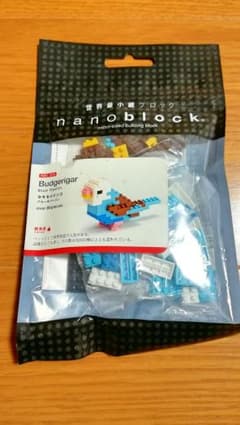 ナノブロック　セキセイインコ ブルーオパーリンのサムネイル