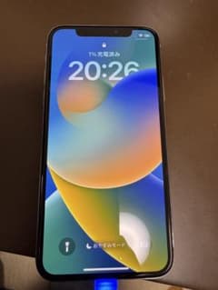 Apple iPhone X シルバー 本体　極美品のサムネイル