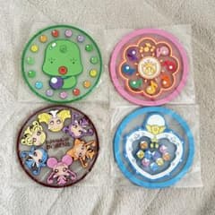 おジャ魔女どれみ クリアラバーコースター 4点セットのサムネイル