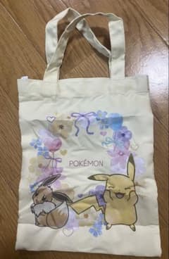 ピカチュウ、イーブイ　トートバックのサムネイル