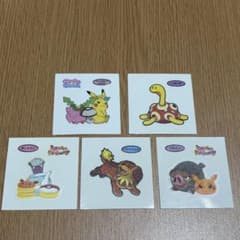 포켓몬 팬 데코 캐릭터 씰 5장 세트 정리 판매