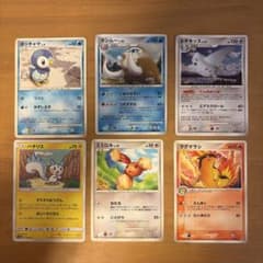 ヒカリのポケモン　ポケモンカード 6枚セット ポッチャマ マンムー トゲキッス他のサムネイル