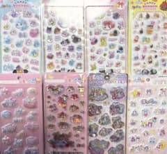 ほっぺちゃん　シール　ウォーターインシール　つるんドロップシール　オーロラのサムネイル