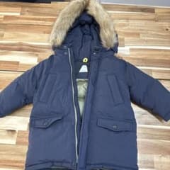ZARA ネイビー ダウンコート 2-3歳のサムネイル