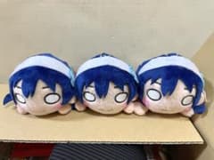 ラブライブ！μ's 寝そべりキーチェーンマスコット　園田海未 3個　❹のサムネイル