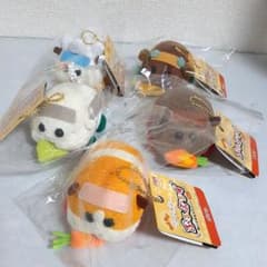 PUI PUI 몰카 부루부루즈 봉제인형 마스코트 5체 세트 태그 첨부