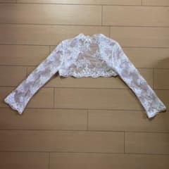 ウェディング　レースボレロ　長袖　中古のサムネイル