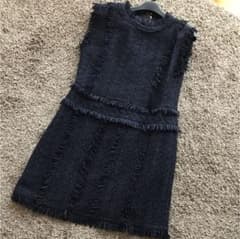 美品 LANVIN Collectionフリンジワンピースのサムネイル