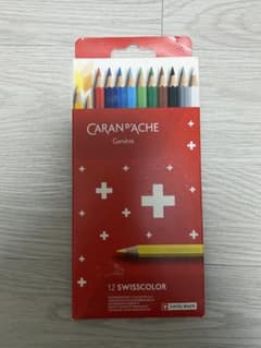 CARAN d'ACHE SWISSCOLOR 色鉛筆 12色セットのサムネイル