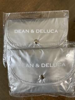 DEAN & DELUCA ◆ショッピングバッグ シルバー◆2個セット◆完売品のサムネイル