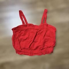 H&M Liunic ノースリーブ トップス レッド 140cmのサムネイル