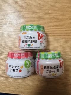 キユーピー ベビーフード 瓶 3個セット 5ヶ月 7ヶ月のサムネイル