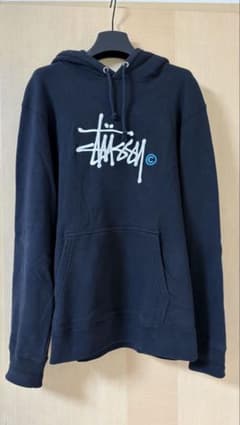 Stussy プルオーバー パーカー ブラックのサムネイル