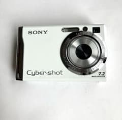 SONY Cyber-shot DSC-W80 ホワイト 本体 - メルカリ