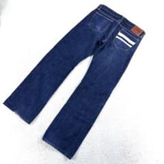 桃太郎ジーンズ モモタロウジーンズ 出陣レーベル デニム W33 赤耳