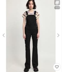 SLY 2way フレアデニムサロペット　moussy ワンピース　EMODAのサムネイル