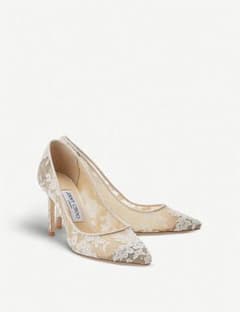 完売品] ジミーチュウjimmy choo ROMY100 ブライダルシューズ - メルカリ