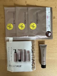 BRIGHTAGE トライアルセット+シートマスク（3枚）+洗顔料 新品 - メルカリ