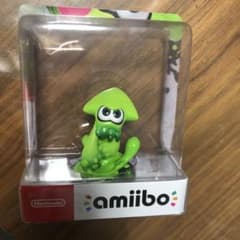 amiibo アミーボ　イカ　グリーン　スプラトゥーンのサムネイル