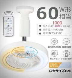 専用✨ラスト１点✨小型シーリングファンライトのサムネイル