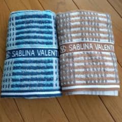 SABLINA VALENTINO 페이스 타올 색 차이 2장 세트