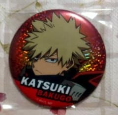 ヒロアカ 100円ショップ ダイソー 爆豪勝己 ビッグ缶バッジ - メルカリ