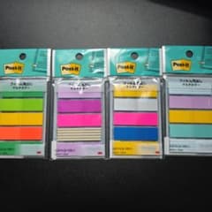 Post-it フィルム見出し マルチカラー 4個セットのサムネイル