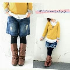 ゆきだるま様専用＊＊＊andit＊デニムハーフパンツのサムネイル