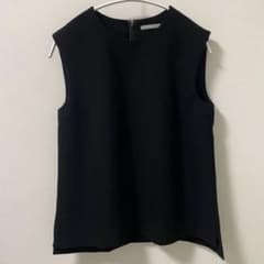 美品】Theory luxe セオリーリュクスノースリーブトップスブラック40 
