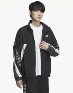 ゆ*と様 adidas アディダス　ウーブンナイロンジャケット Lのサムネイル