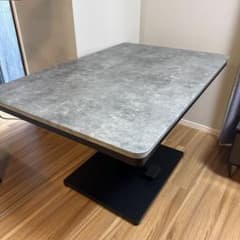 ダイニングテーブル 昇降式こたつテーブル 120×80cm ペダル式 - メルカリ