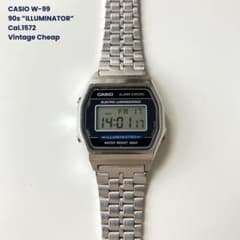 CASIO W-99 90s”ILLUMINATOR” 1572 Vintage CASIO W-99 90s”ILLUMINATOR” 1572 Vintage - メルカリ