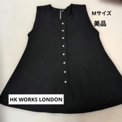 ☆美品 HK WORKS LONDON ペプラムニットベストＭ☆のサムネイル
