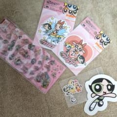 【3種セット＋おまけ】パワーパフガールズ　ステッカーのサムネイル