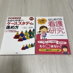 ケーススタディと看護研究の本 2冊セットのサムネイル