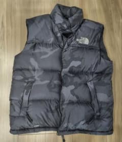 THE NORTH FACE ヌプシ ダウンベスト 迷彩 ND01587 XXL 迷彩センターロゴ NORTH FACE ヌプシダウンベスト ND01587 - メルカリ
