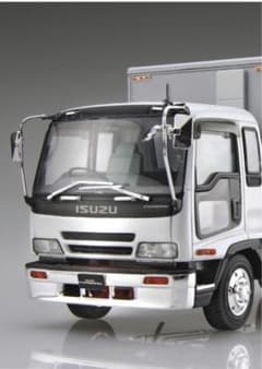 デコトラプラモデル いすゞ フォワード 純正ミラー メッキ ヘビー