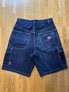 t*9様 90s USA製 Stussy デニム カーゴショーツ W30 ハーフのサムネイル