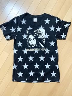 【激レア】XLARGE × X-girl コラボ Tシャツ 星柄 総柄 ブラックのサムネイル