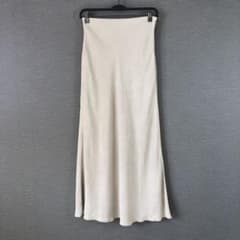 Whim Gazette テンセル™繊維使用ロングスカート 38 ベージュ - メルカリ